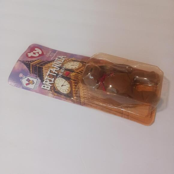 Unopened 1999 label errors Britannia the Bear Ty Teenie Beanie Babies McDonalds - Picture 4 of 5